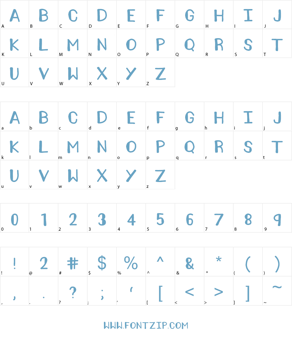 AMELIA POND Font Character